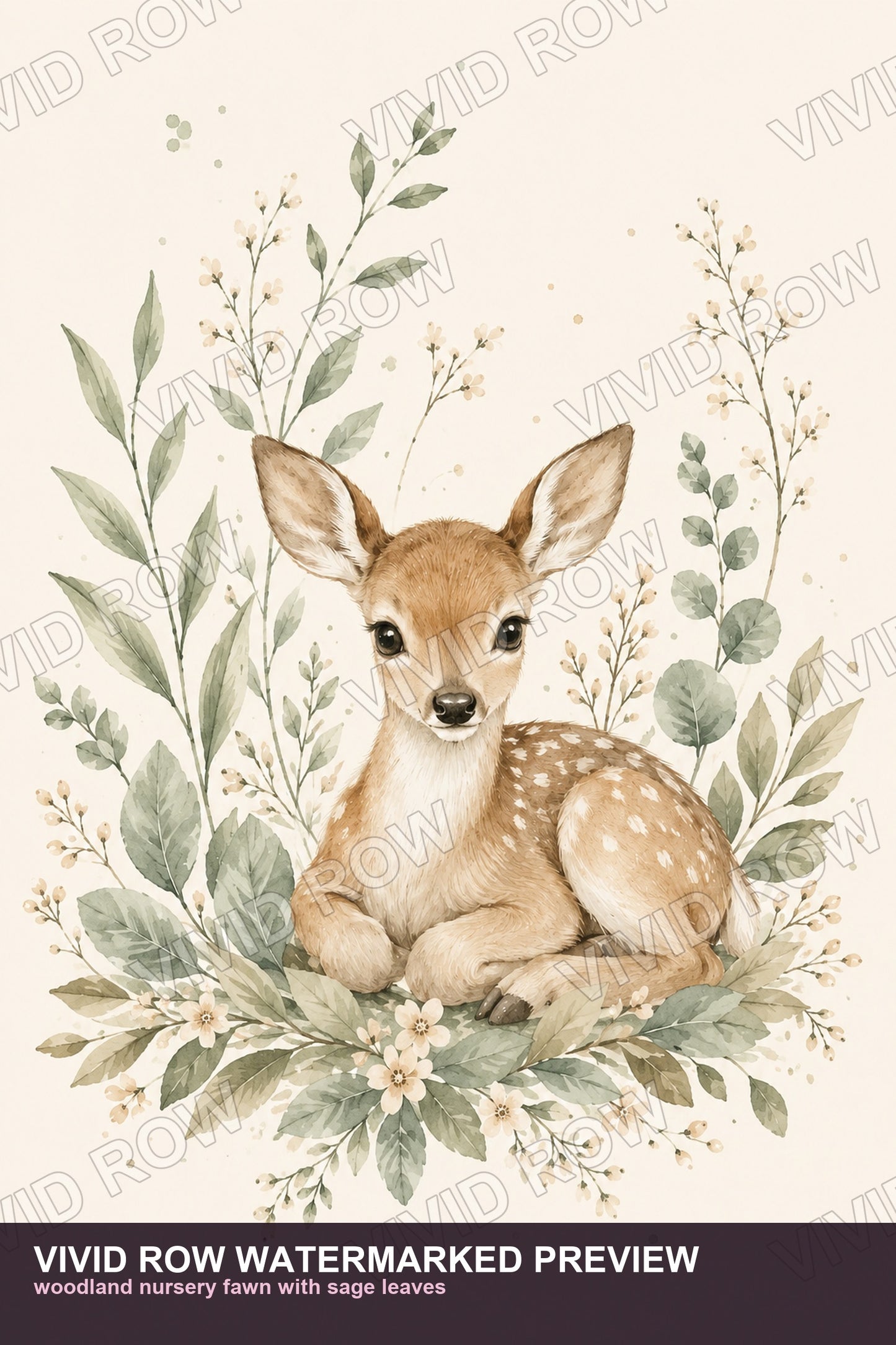 Woodland Nursery Printable Wall Art Set